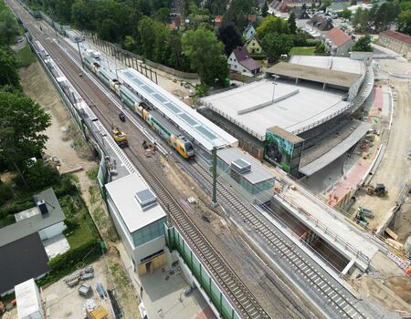 Luftaufnahme Bahnhof Blankenfelde